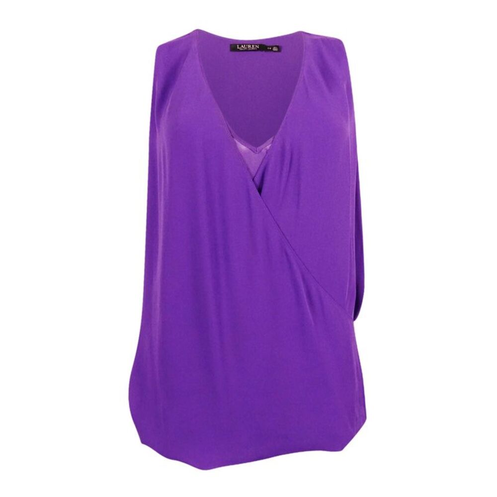 Lauren Ralph Lauren Women's Georgette Sleeveless Blouse - Charleston